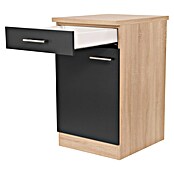 Respekta Merle Unterschrank (B x T x H: 50 x 60 x 84,8 cm, Schwarz) | BAUHAUS