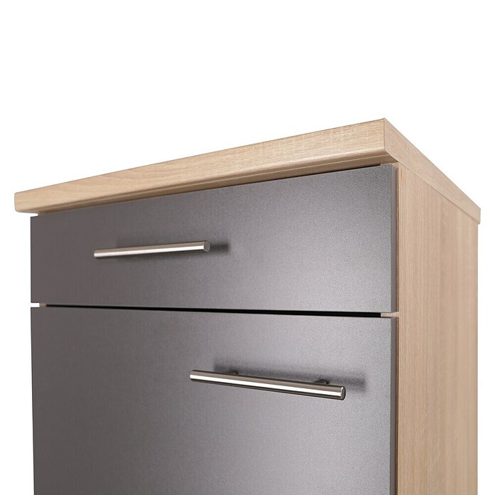 Respekta Merle Unterschrank (B x T x H: 50 x 60 x 84,8 cm, Grau) | BAUHAUS