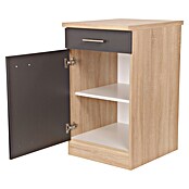 Respekta Merle Unterschrank (B x T x H: 50 x 60 x 84,8 cm, Grau) | BAUHAUS