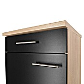 Respekta Merle Unterschrank (B x T x H: 50 x 60 x 84,8 cm, Schwarz) | BAUHAUS