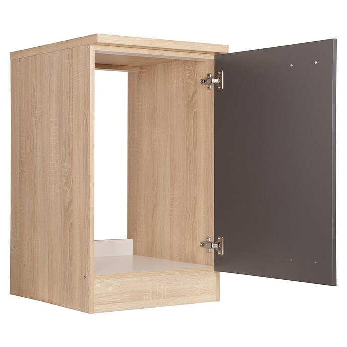 Respekta Merle Spülenunterschrank (B x T x H: 50 x 60 x 84,8 cm, Grau) | BAUHAUS