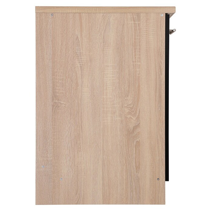 Respekta Merle Spülenunterschrank (B x T x H: 50 x 60 x 84,8 cm, Schwarz) | BAUHAUS