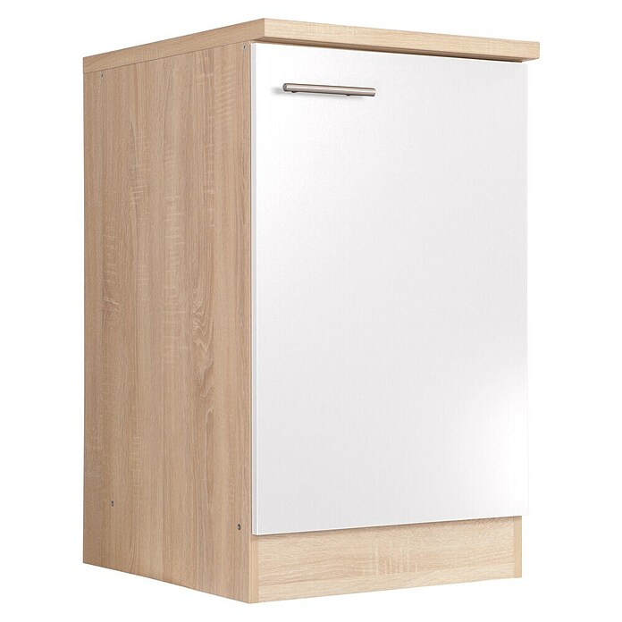 Respekta Merle Spülenunterschrank (B x T x H: 50 x 60 x 84,8 cm, Weiß) | BAUHAUS