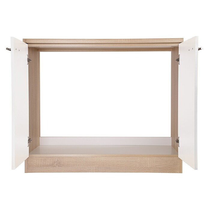 Respekta Merle Spülenunterschrank (B x T x H: 100 x 60 x 84,8 cm, Weiß) | BAUHAUS