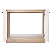 Respekta Merle Spülenunterschrank (B x T x H: 100 x 60 x 84,8 cm, Weiß) | BAUHAUS