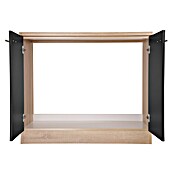 Respekta Merle Spülenunterschrank (B x T x H: 100 x 60 x 84,8 cm, Schwarz) | BAUHAUS