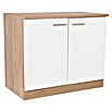 Respekta Merle Spülenunterschrank (B x T x H: 100 x 60 x 84,8 cm, Weiß) | BAUHAUS