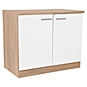 Respekta Merle Spülenunterschrank (B x T x H: 100 x 60 x 84,8 cm, Weiß) | BAUHAUS