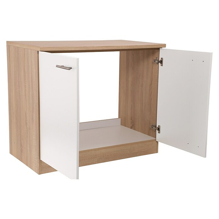 Respekta Merle Spülenunterschrank (B x T x H: 100 x 60 x 84,8 cm, Weiß) | BAUHAUS
