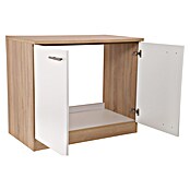 Respekta Merle Spülenunterschrank (B x T x H: 100 x 60 x 84,8 cm, Weiß) | BAUHAUS