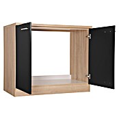 Respekta Merle Spülenunterschrank (B x T x H: 100 x 60 x 84,8 cm, Schwarz) | BAUHAUS