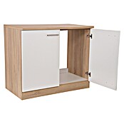 Respekta Merle Spülenunterschrank (B x T x H: 100 x 60 x 84,8 cm, Weiß) | BAUHAUS