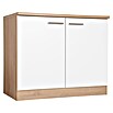 Respekta Merle Spülenunterschrank (B x T x H: 100 x 60 x 84,8 cm, Weiß) | BAUHAUS