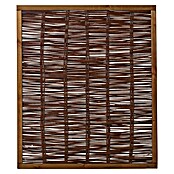 Plus Sichtschutzelement mit Rahmen (B x H: 120 x 140 cm, Braun) | BAUHAUS