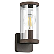 Trio Lighting Aplique exterior Bonito (28 W, 9 x 9 x 23 cm, Marrón, IP44) | BAUHAUS