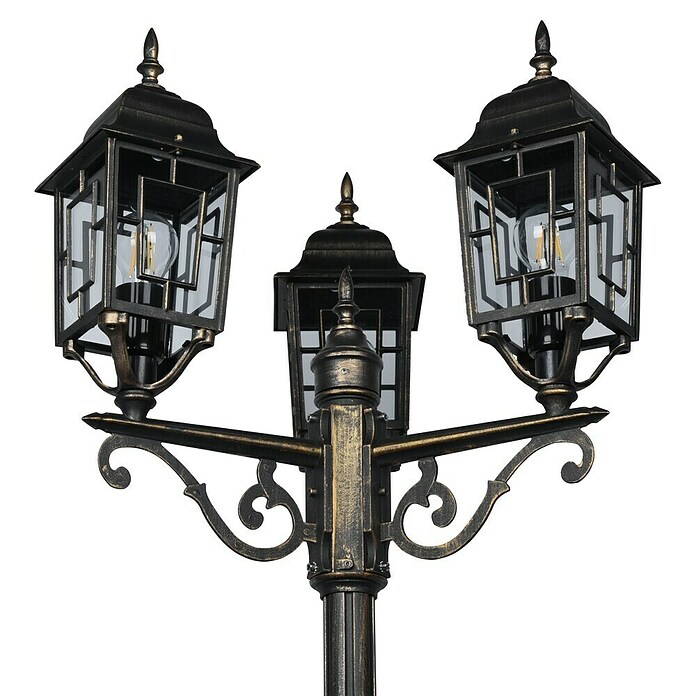 Trio Lighting Farola Volturno (60 W, Color del marco: Bronce, Sin bombillas) | BAUHAUS