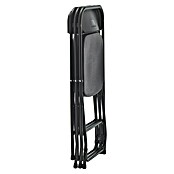 Silla de jardín Every (L x An x Al: 45 x 46 x 80 cm, Negro, HDPE/Acero) | BAUHAUS