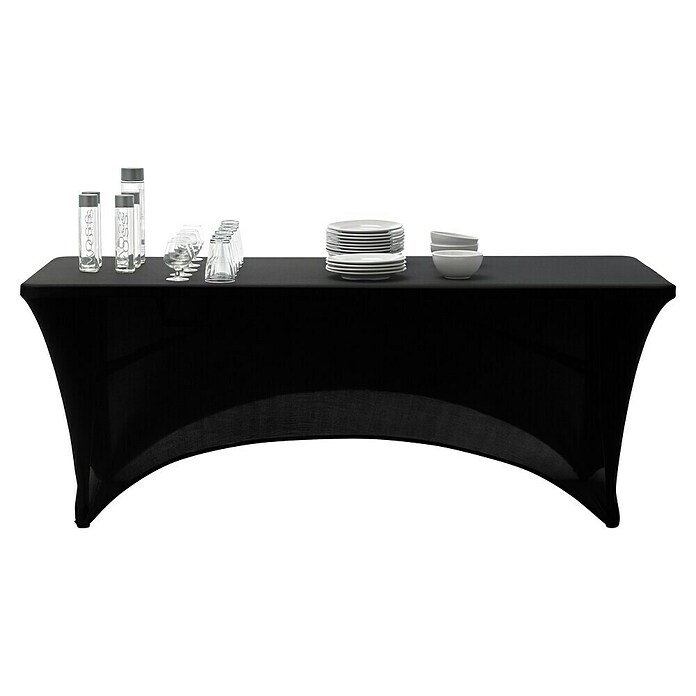 Funda protectora para mesa de jardín (Negro, Plástico, L x An: 183 x 76 cm) | BAUHAUS