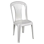 Silla de jardín Sintra (L x An x Al: 45 x 45 x 88 cm, Blanco, Polipropileno, Apilable) | BAUHAUS
