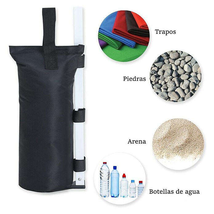 Soporte de sujeción para carpa rellenable (4 ud., Ø x Al: 20 x 42 cm) | BAUHAUS