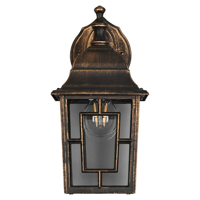 Trio Lighting Aplique exterior Volturno (60 W, 19 x 15 x 30 cm, Bronce, IP44) | BAUHAUS