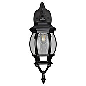 Trio Lighting Aplique exterior Elvo descendente (60 W, 24 x 18 x 49 cm, Negro, IP44, Descendente) | BAUHAUS