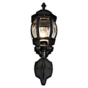 Trio Lighting Aplique exterior Elvo ascendente (60 W, Negro, IP44, Ascendente) | BAUHAUS