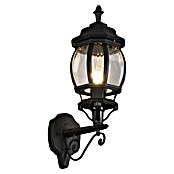 Trio Lighting Aplique exterior Elvo ascendente (60 W, Negro, IP44, Ascendente) | BAUHAUS