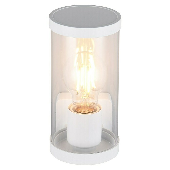 Trio Lighting Aplique exterior Bonito (28 W, 9 x 9 x 23 cm, Blanco, IP44) | BAUHAUS