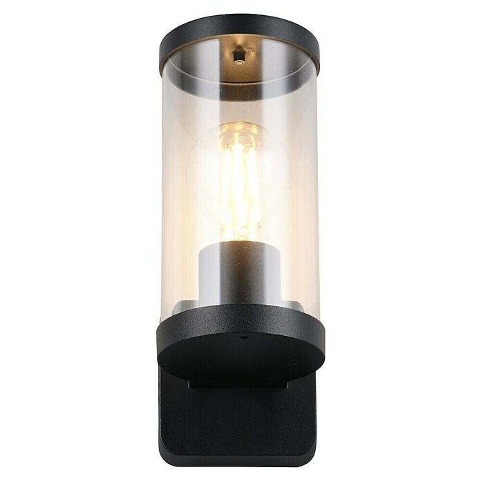 Trio Lighting Aplique exterior Bonito (28 W, 9 x 9 x 23 cm, Negro, IP44) | BAUHAUS
