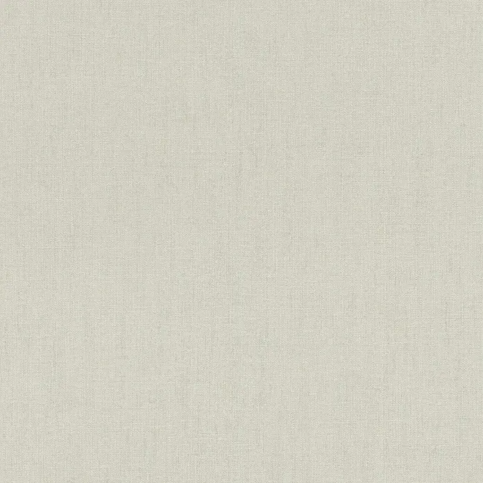 Rasch Florentine IV Vliestapete Pastell-Uni - Grau, Uni, 10,05 x 0,53 m - Nahtlose, hellbeige, fein gewebte Stofftextur.