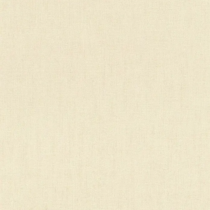 Rasch Florentine IV Vliestapete Pastell-Uni - Creme, Uni, 10,05 x 0,53 m - Hellbeige gewebte Leinenstoff-Textur.