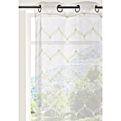 Visillo para ventana bordado Octave (An x Al: 140 x 250 cm, 100% poliéster, Beige/Blanco) | BAUHAUS