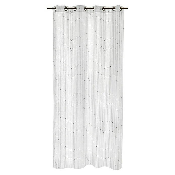 Visillo para ventana Lorenzo (An x Al: 140 x 250 cm, 100% poliéster, Gris) | BAUHAUS
