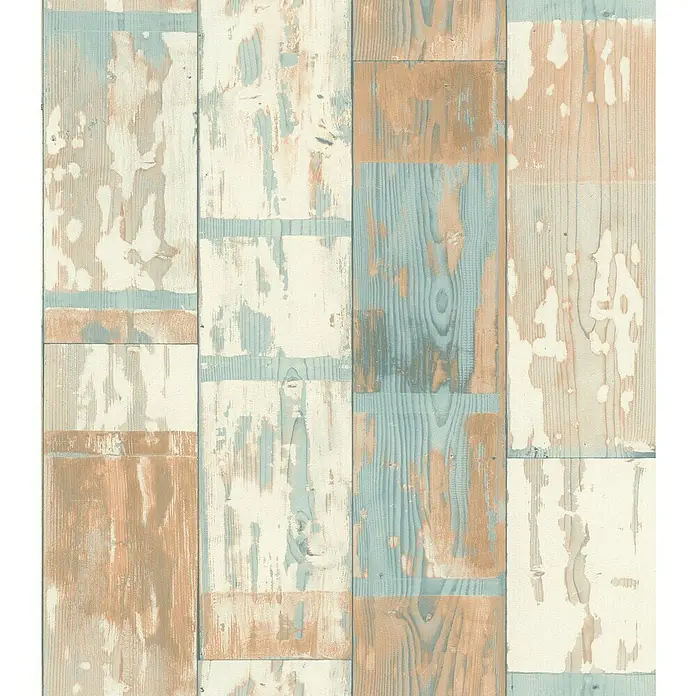 Rasch Selection Vliestapete Vinyl - Pastellbeige-Orange, Holzoptik, 10,05 x 0,53 m - Einzigartige Holzpaneel-Tapete mit kreativer Farbmischung für eine individuelle Raumgestaltung. Bringen Sie Wärme und Stil in Ihr Zuhause.