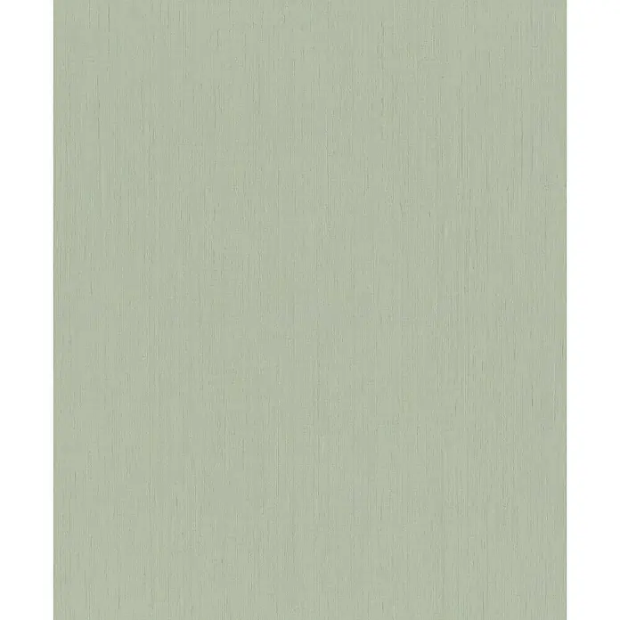 Rasch Back To Nature Vliestapete - Grün, Uni, 10,05 x 0,53 m - Dezenter, hellgrüner Textilhintergrund mit feiner, vertikaler Struktur, ideal für vielseitige Designanwendungen und stilvolle Präsentationen.