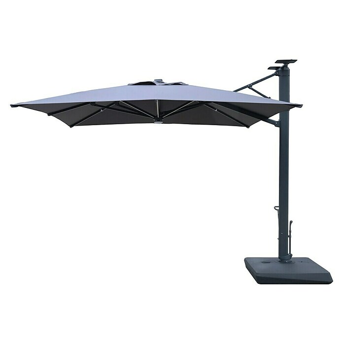 Ampelschirm LED Solar (Anthrazit) | BAUHAUS