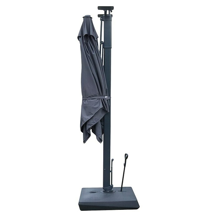 Ampelschirm LED Solar (Anthrazit) | BAUHAUS