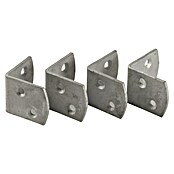 Plus Winkelverbinder (L x B x H: 3,7 x 3,7 x 3 cm, Silber, 4 Stk.) | BAUHAUS