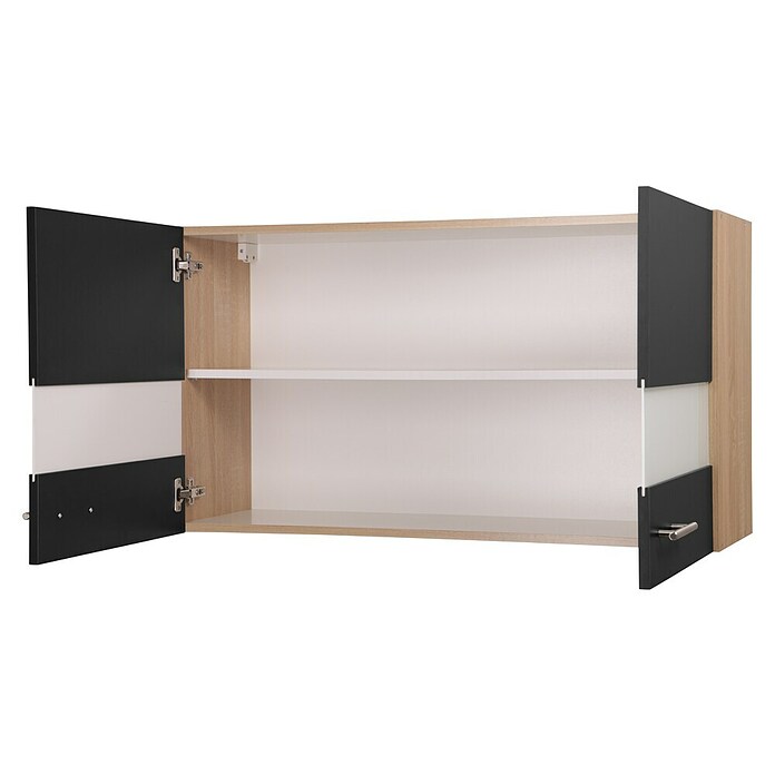 Respekta Merle Hängeschrank (B x T x H: 100 x 34,6 x 56,1 cm, Schwarz) | BAUHAUS