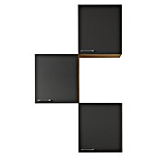 Respekta Merle Hängeschrank (B x T x H: 100 x 34,6 x 168,3 cm, Schwarz, 3 Stk.) | BAUHAUS
