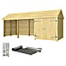 Plus Gartenhaus Classic Multi offen mit Doppeltür 