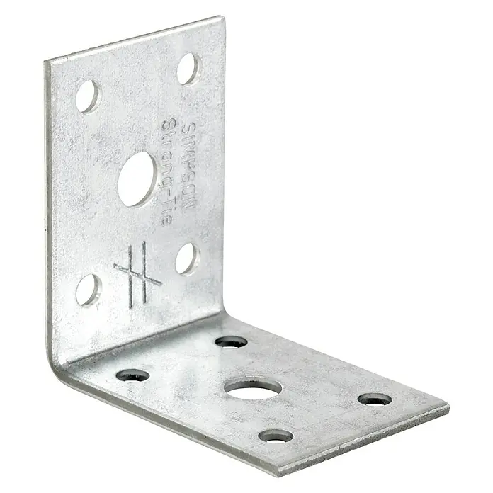 Simpson Strong-Tie Winkelverbinder AC35350 - L x B x H: 50 x 35 x 50 mm, Gleichschenklig - Winkelverbinder von Simpson Strong-Tie, ideal zur Verbindung von Holzbauteilen. Robuste Bauweise mit mehreren Befestigungslöchern für sicheren Halt.