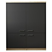 Respekta Merle Hochschrank (B x T x H: 120 x 60 x 144,9 cm, Schwarz) | BAUHAUS
