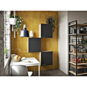 Respekta Merle Hängeschrank (B x T x H: 100 x 34,6 x 168,3 cm, Schwarz, 3 Stk.) | BAUHAUS
