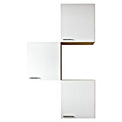 Respekta Merle Hängeschrank (B x T x H: 100 x 34,6 x 168,3 cm, Weiß, 3 Stk.) | BAUHAUS