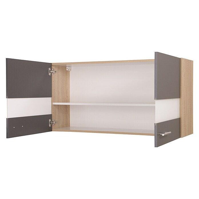 Respekta Merle Hängeschrank (B x T x H: 110 x 34,6 x 56,1 cm, Grau) | BAUHAUS
