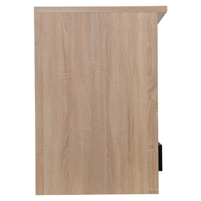 Respekta Merle Herdumbauschrank - B x T x H: 60 x 60 x 84,8 cm, Schwarz - Detailaufnahme der hellen Holzstruktur eines Möbelstücks, das eine warme und natürliche Ästhetik vermittelt.