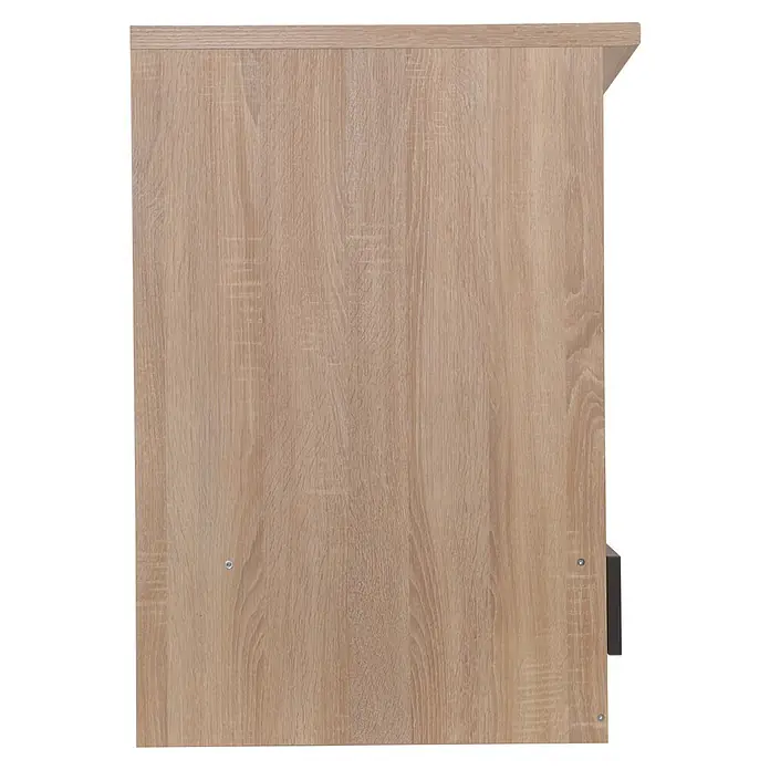 Respekta Merle Herdumbauschrank - B x T x H: 60 x 60 x 84,8 cm, Grau - Detailaufnahme einer hellbraunen Holzkommode mit Maserung, die eine warme und natürliche Ästhetik ausstrahlt.