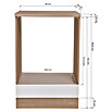 Respekta Merle Herd-Umbauschrank (H x B x T: 84,8 x 60 x 60 cm, Weiß) | BAUHAUS